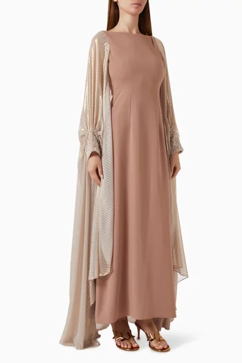Embellished Cape Kaftan