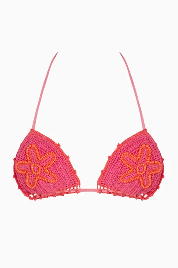 Trinidad Flower Bikini Top