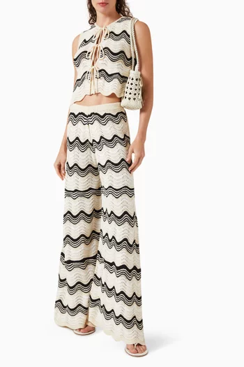 Kari Chevron Top & Pants Set