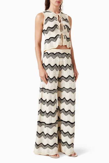 Kari Chevron Top & Pants Set