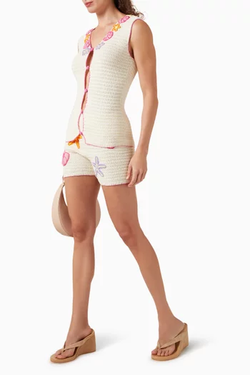 Sasha Beach Top & Shorts Set