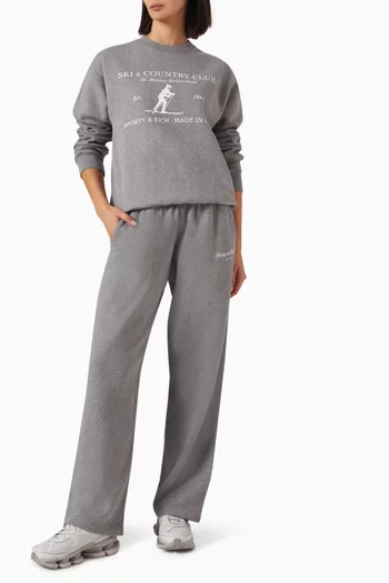 Signature NY Wide-leg Sweatpants