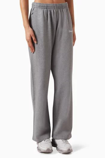 Signature NY Wide-leg Sweatpants
