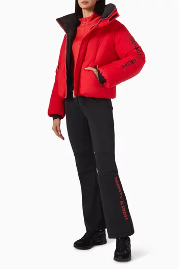 Bold Logo Ski Jacket in Padded-nylon