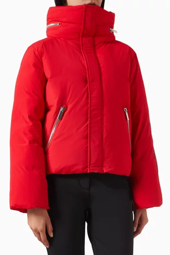 Bold Logo Ski Jacket in Padded-nylon