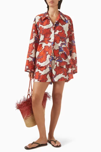Ana Printed Beach Shorts