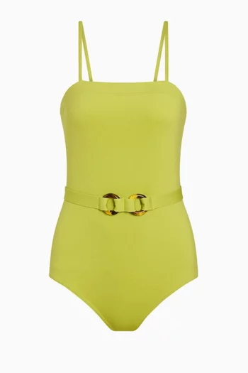 Attina Belted One-piece Swimsuit