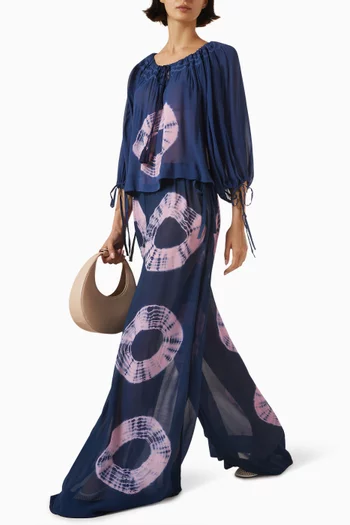 Exaggerated Esplande Wide-leg Pants