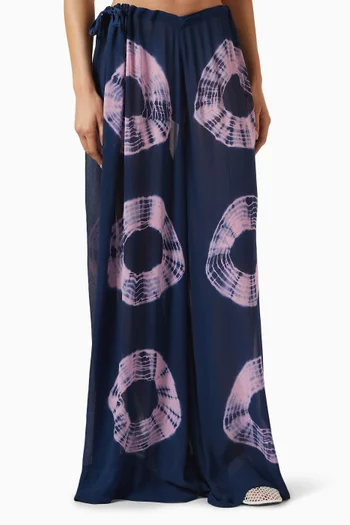 Exaggerated Esplande Wide-leg Pants