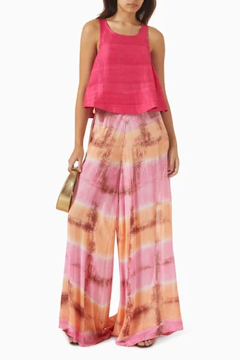 Exaggerated Esplande Wide-leg Pants