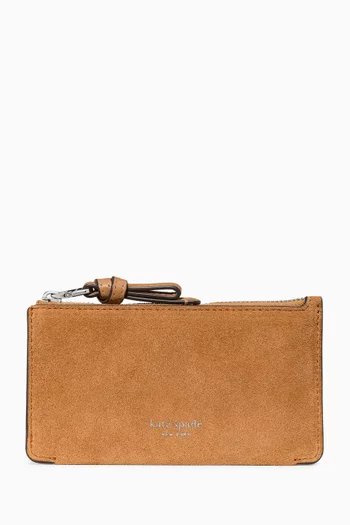 Loop Card Case in Suede