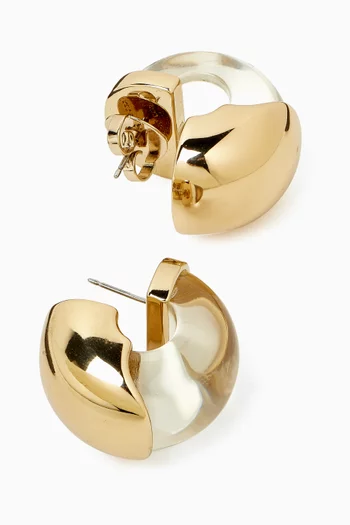 Glow Up Chunky Huggie Earrings