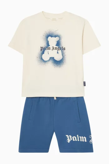 Overlogo Sweat Shorts in Cotton