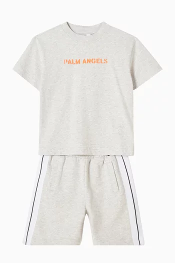 Track Sweatshorts in Cotton-knit