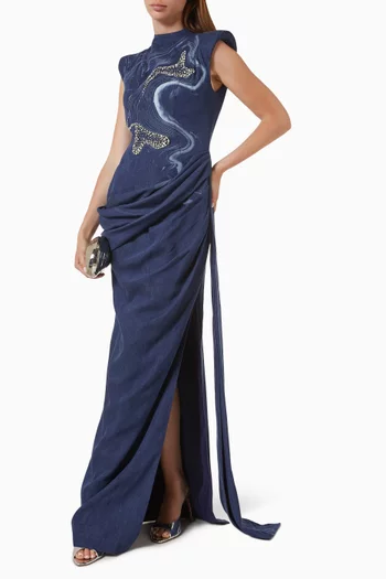 Embellished Maxi Dress