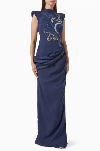 Embellished Maxi Dress