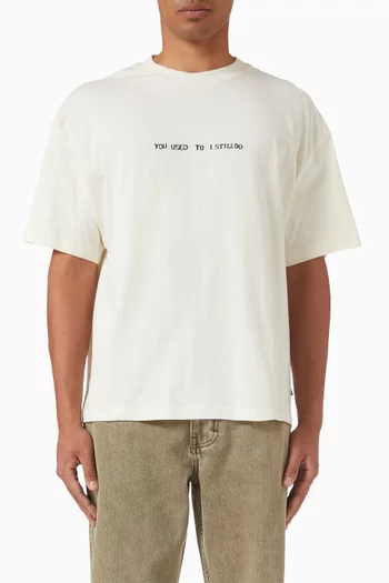 You Used To I Still Do T-shirt in Cotton