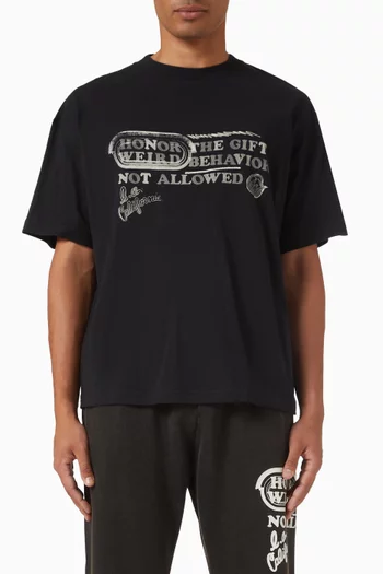 Weird Behavior T-shirt in Cotton