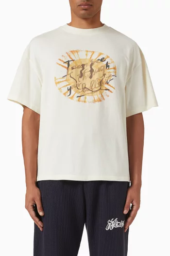 Printed T-shirt in Cotton
