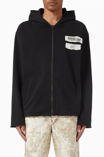 Running Since 1988 Zip Hoodie in Cotton