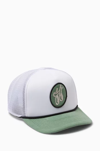H-patch Trucker Cap in Mesh