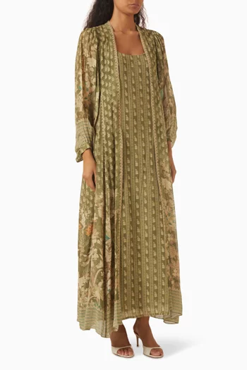 Two-piece Kaftan Set in Viscose