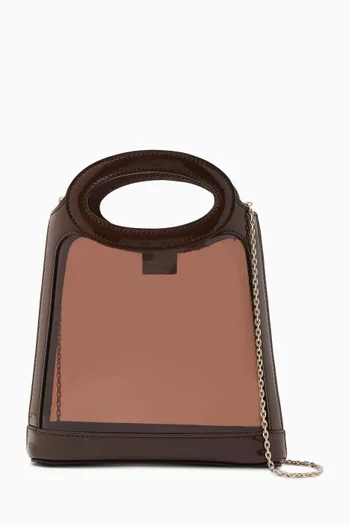 Aura Tote Bag in PVC & Leather
