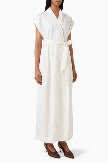 Petra Belted Wrap Dress