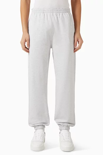 Initial Cuffed Sweatpants in Cotton