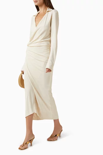 Slinky Shirtdress in Viscose