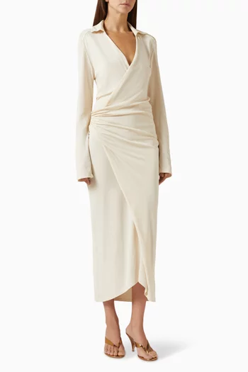 Slinky Shirtdress in Viscose