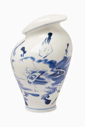 Classics  Floral Delft Vase