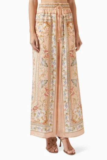 Roselight Pants in Silk Habotai