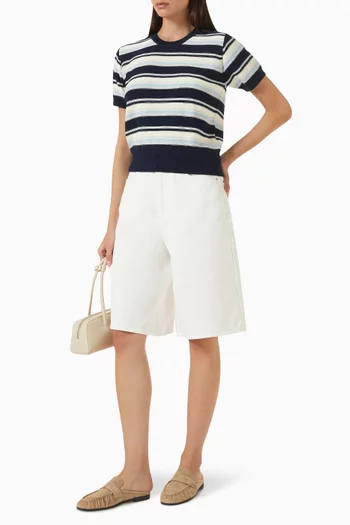 Relaxed-fit Bermuda Shorts in Denim