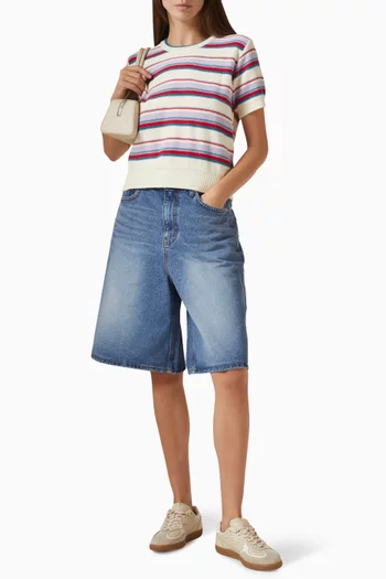 Relaxed-fit Bermuda Shorts in Denim