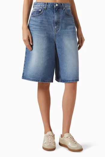 Relaxed-fit Bermuda Shorts in Denim