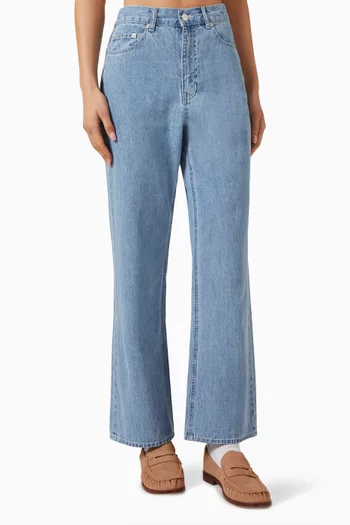 Summer Straight-fit Jeans in Denim