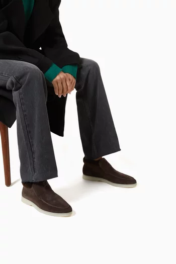 Lady City High Top Loafers in Softey® Suede