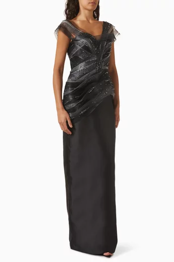 Kalina Gown in Tulle & Taffeta