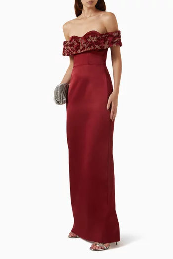 Althea Gown in Silk-taffeta