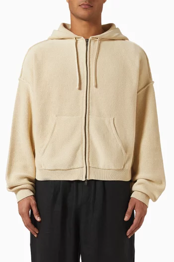 Senna Reverse Hoodie in Cotton-knit