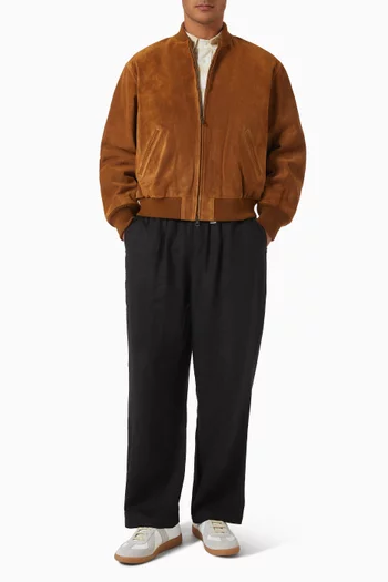 Bomber Jacket in Suede