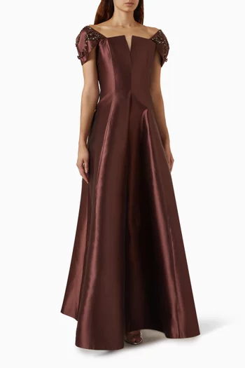 Bead-embellished Gown