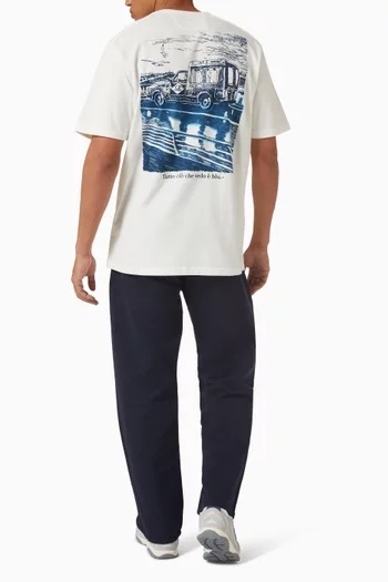 Printed T-shirt in Cotton