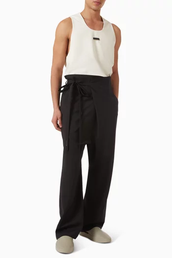 Wrap Pants in Easy Care Wool