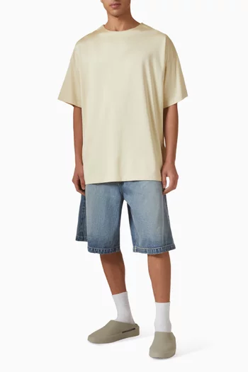 Utility Shorts in Denim