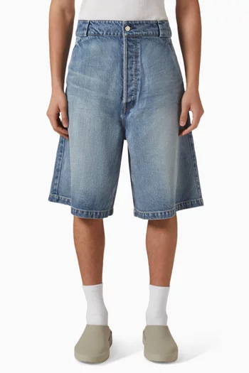 Utility Shorts in Denim