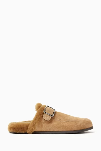 Biker Mules in Suede