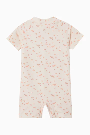 Paisley UV Swimsuit in Recycled Nylon