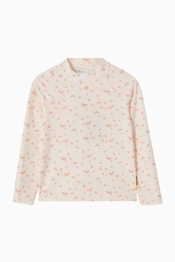 Paisley UV Top in Recycled Nylon